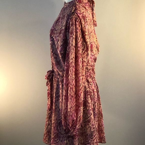 Bar III Pink and Purple Backless Dress - Picture 4 of 11